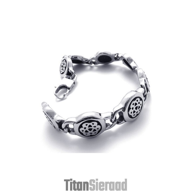 9,1 Inch Titanium Armband