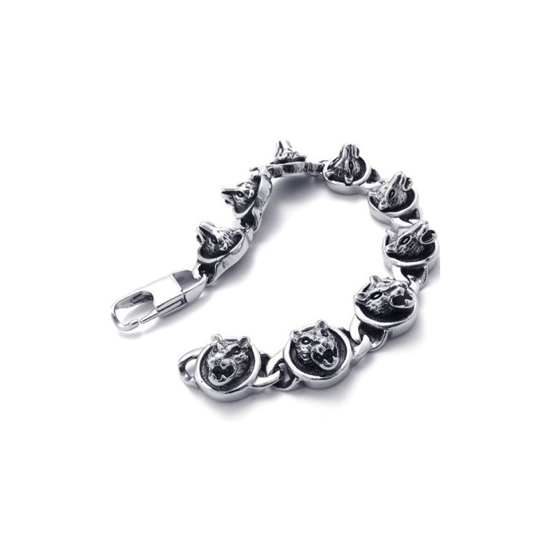 8,3 Inch Katten Titanium Armband 8,3 Inch Katten Titanium Armband