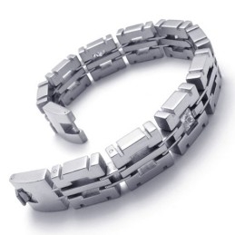 8,1 Inch Diamanten Titanium Armband