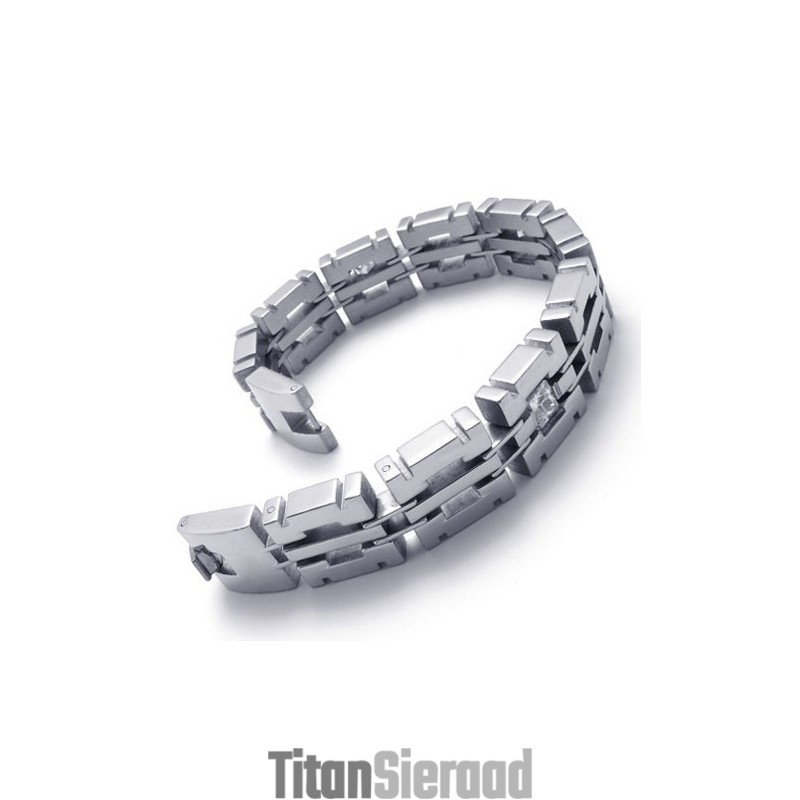 8,1 Inch Diamanten Titanium Armband 8,1 Inch Diamanten Titanium Armband