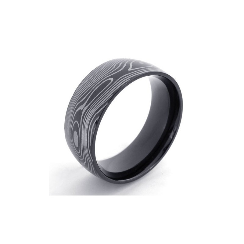 Zwarte Titanium Ring Zwarte Titanium Ring