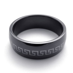 Zwarte Titanium Ring
