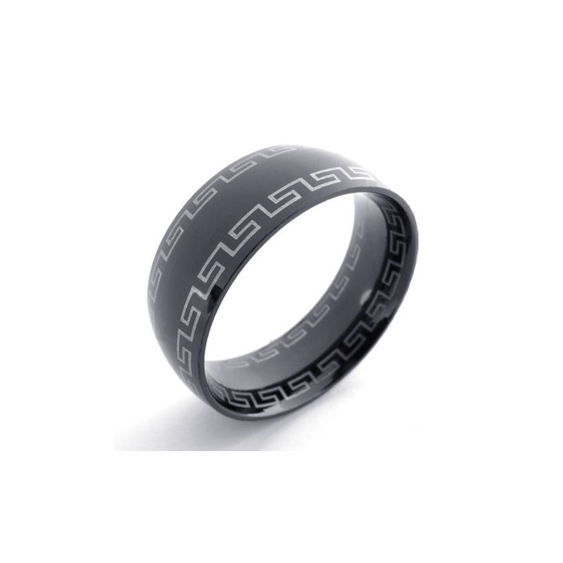 Zwarte Titanium Ring Zwarte Titanium Ring