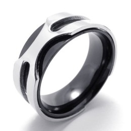 Zwarte Titanium Ring