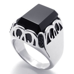 Edelsteen Titanium Ring