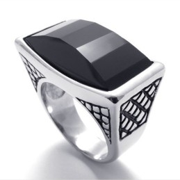 Edelsteen Titanium Ring