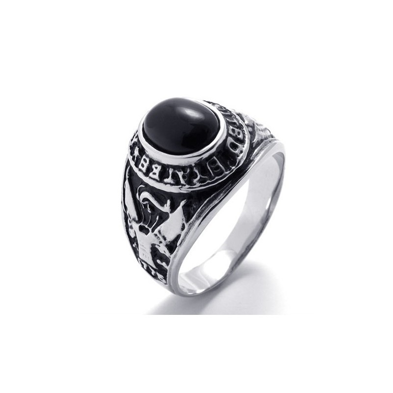 Edelsteen Titanium Ring Edelsteen Titanium Ring