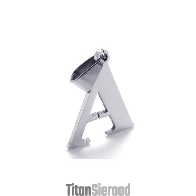 Letter "A" Titanium Hanger