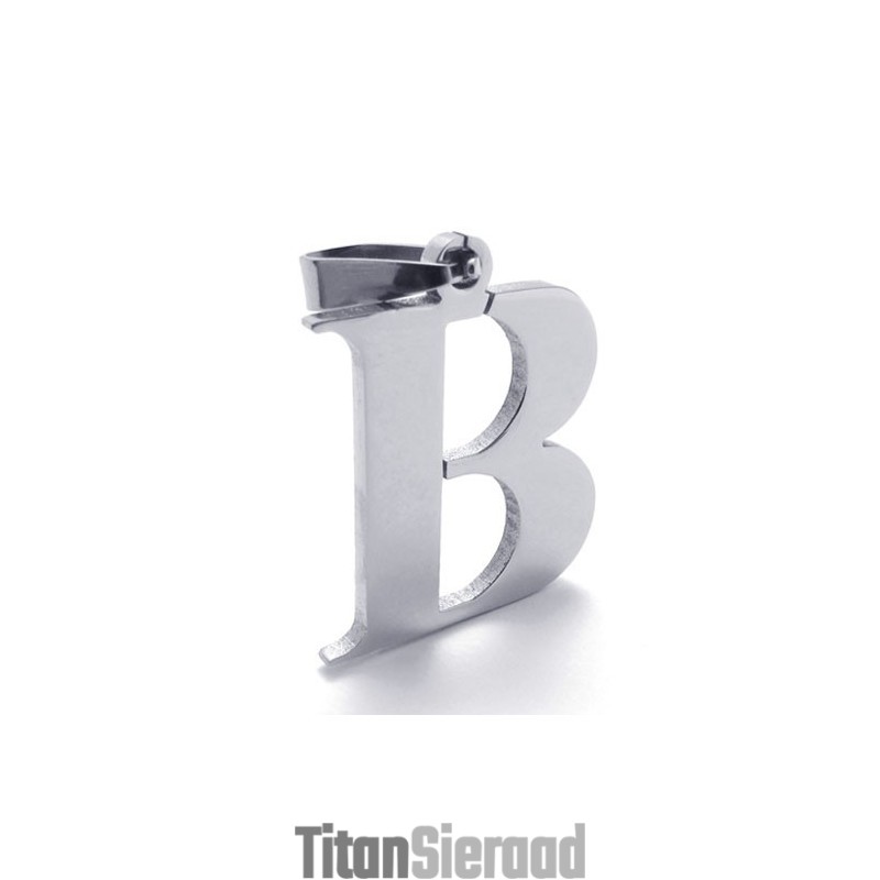 Titanium Letter "B" Hanger Titanium Letter "B" Hanger