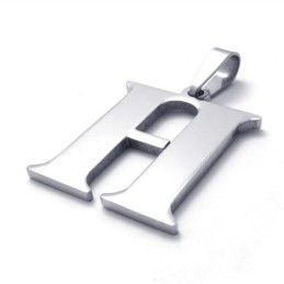 Titanium Hanger Met Letter "H"