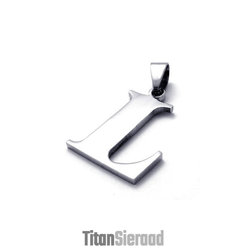Letter "L" Titanium Hanger Letter "L" Titanium Hanger