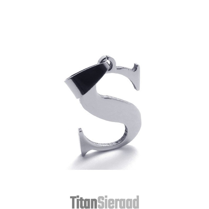 Titanium Hanger Voor Letter "S" Titanium Hanger Voor Letter "S"