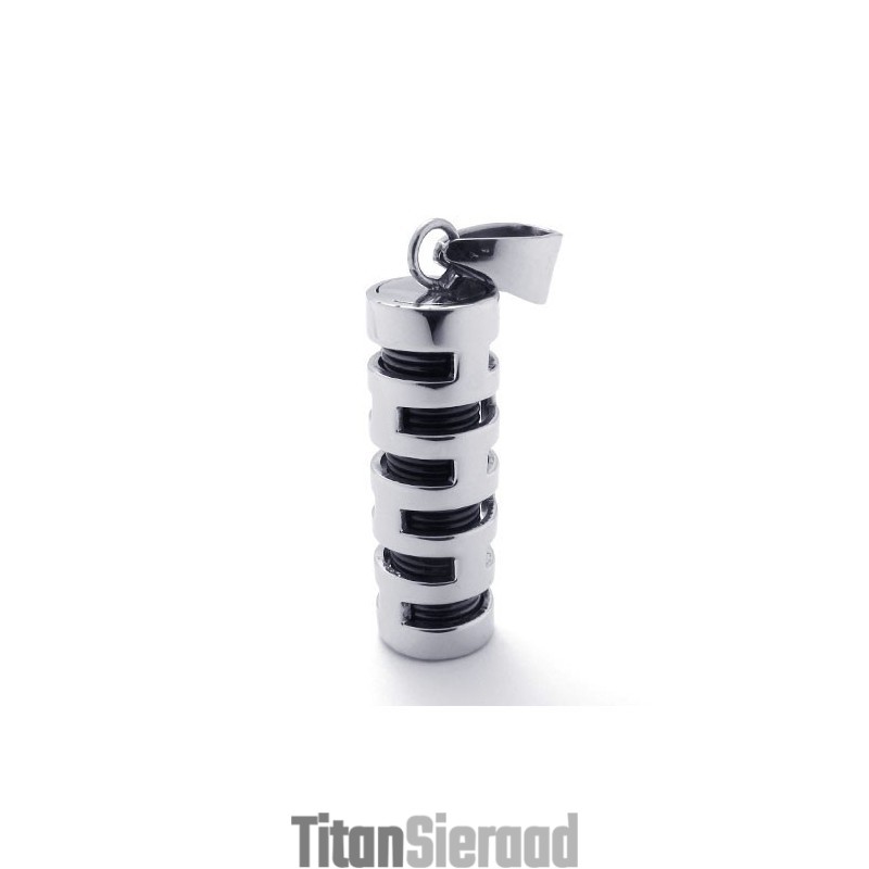 Titanium En Zwarte Hanger Titanium En Zwarte Hanger