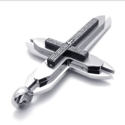 Drie Lagen Titanium Kruis Hanger