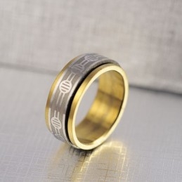 Titanium Gouden Ring