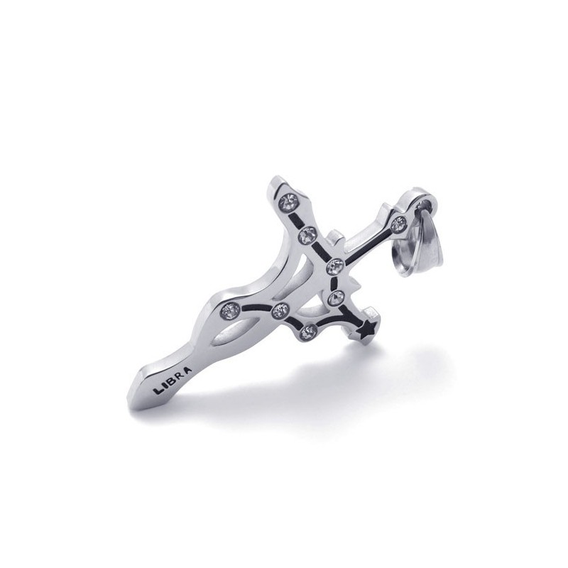 Titanium Weegschaal Hanger Met Strass