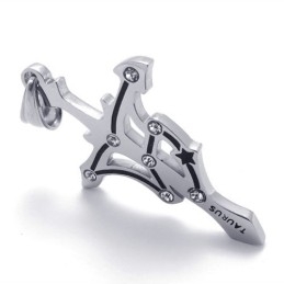 Taurus Titanium Hanger Met Strass