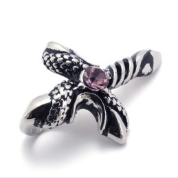 Titanium Kruishanger Met Zirkoon