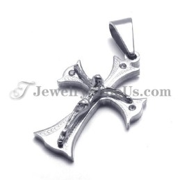Titanium Kruis Voor Dames, Hanger Van Jezus
