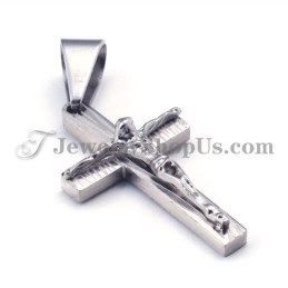 Titanium Kruis Van Jezus Hanger Voor Vrouwen