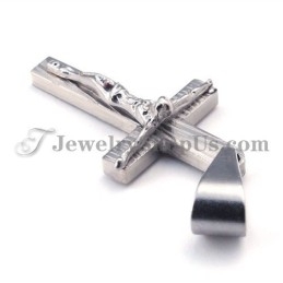 Titanium Kruis Van Jezus Hanger Voor Vrouwen