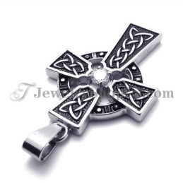 Prachtige Titanium Kruishanger Met Zirkoon