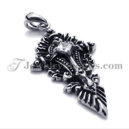 Mode Titanium Hanger Met Zirkoon