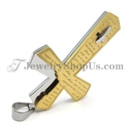 Mode Gouden Kruis Titanium Hanger