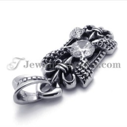 Elegante Titanium Hanger Met Zirkoon