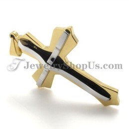 Mode Gouden Titanium Kruishanger