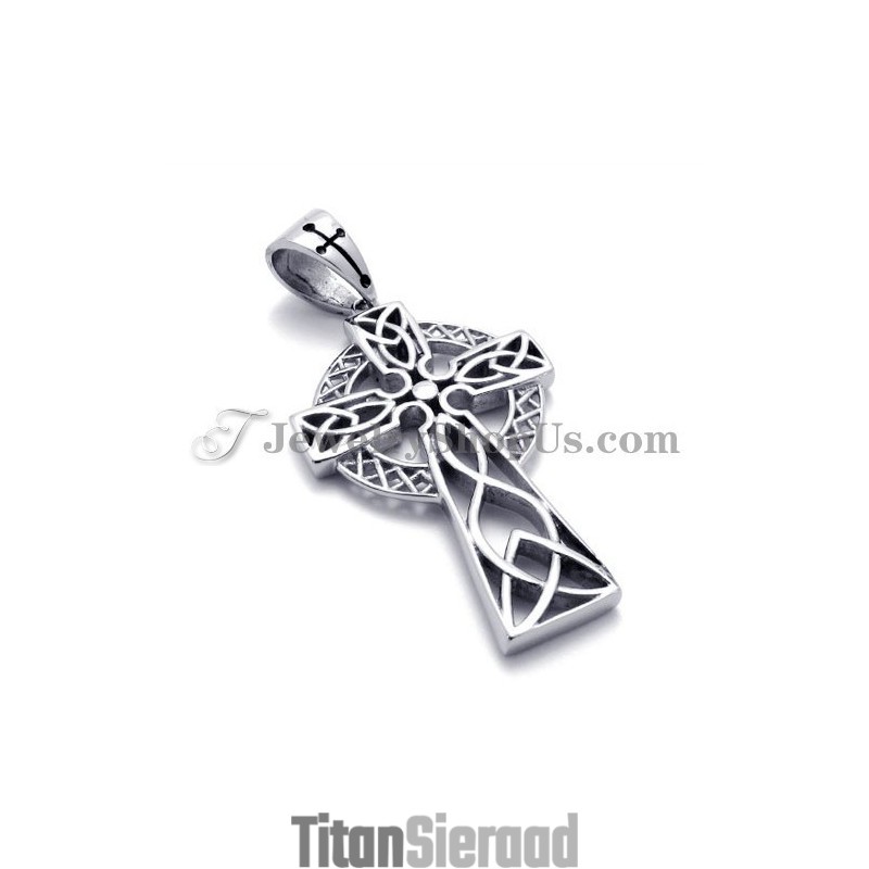 Elegante Titanium Hanger Met Bruine Zirkoon Elegante Titanium Hanger Met Bruine Zirkoon