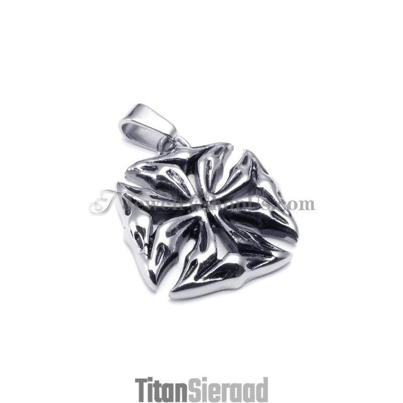 Klassieke Kruis Zwarte Titanium Hanger