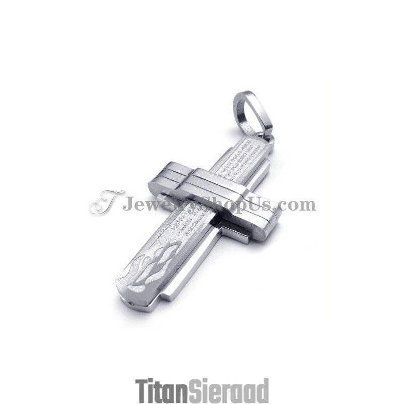 Prachtige Titanium Kruishanger