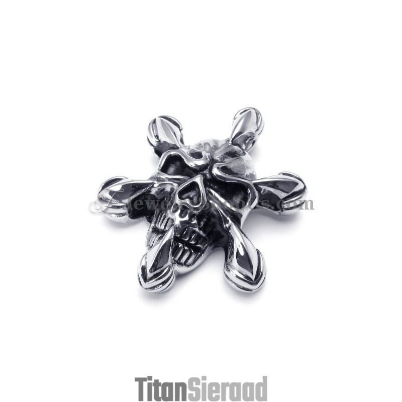 Klassieke Schedel Titanium Hanger Klassieke Schedel Titanium Hanger