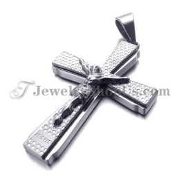 Elegante Titanium Kruis Van Jusus Hanger