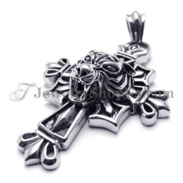 Klassieke Zwarte Kruis Titanium Hanger