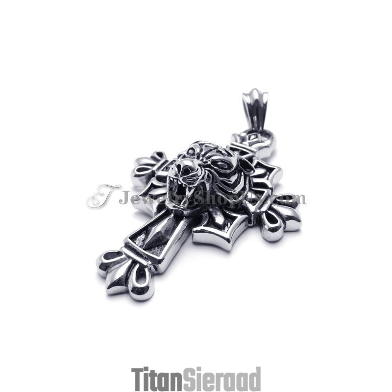 Klassieke Zwarte Kruis Titanium Hanger Klassieke Zwarte Kruis Titanium Hanger