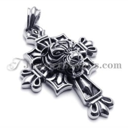 Klassieke Zwarte Kruis Titanium Hanger