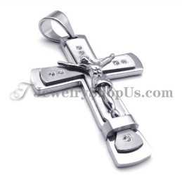 Klassieke Titanium Hanger Met Het Kruis Van Jezus