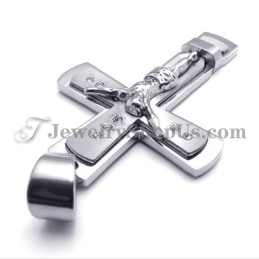 Klassieke Titanium Hanger Met Het Kruis Van Jezus