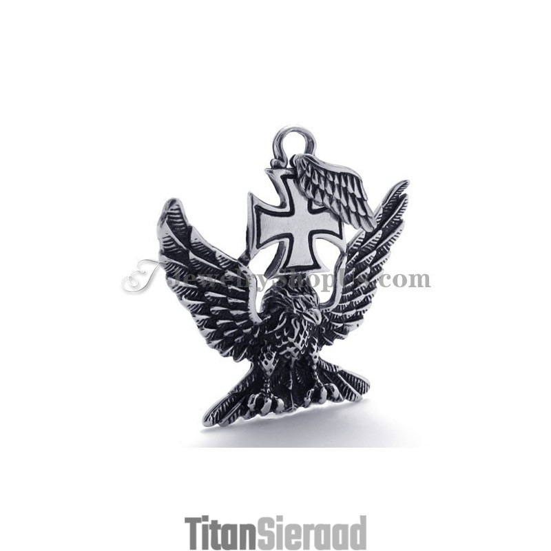 Adelaar En Kruis Titanium Hanger