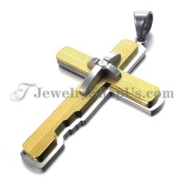 Gouden Titanium Kruishanger