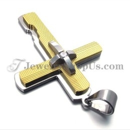 Gouden Titanium Kruishanger