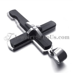 Zwarte Titanium Kruishanger
