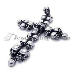 Mode Schedels Kruis Titanium Hanger