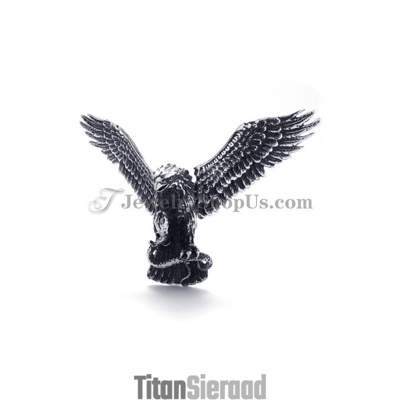 Adelaar En Slang Titanium Hanger