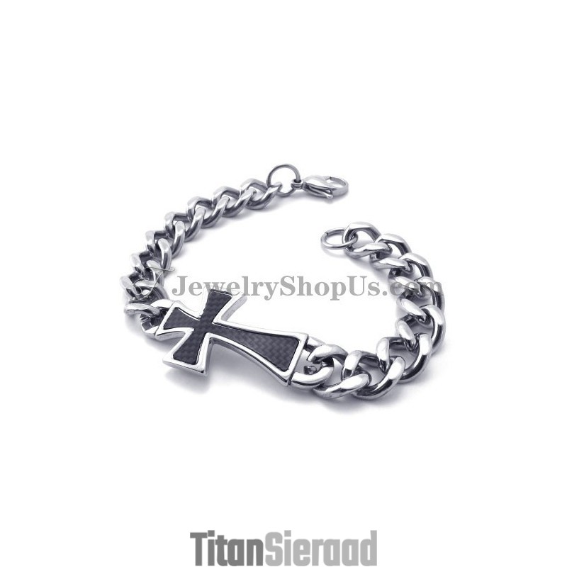 Mode Titanium Kruisarmband Mode Titanium Kruisarmband