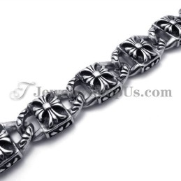 Mode Kruis Titanium Armband