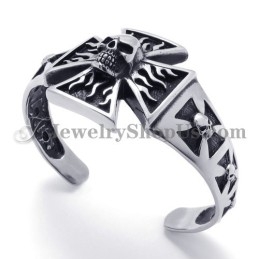 Mode Kruis Titanium Armband