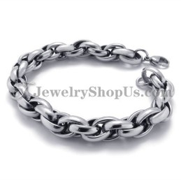 Mode Zilveren Titanium Armband